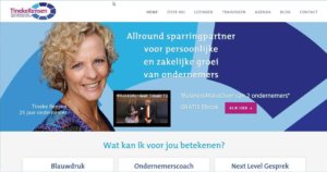 Website van Tineke Rensen - ondernemerscoach